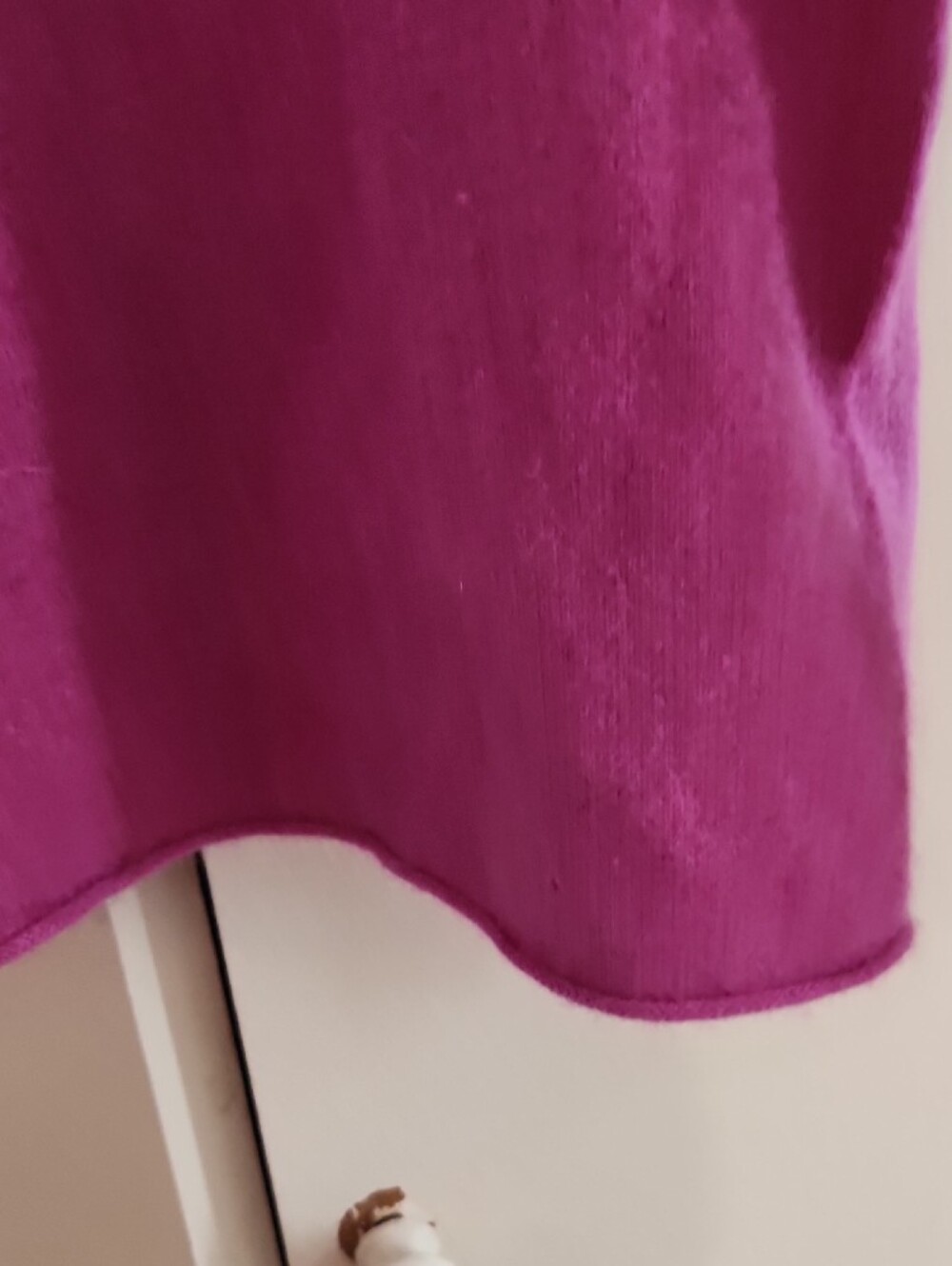 J.Crew Divina 100% Cashmere Sweater - Magenta Sz M - Picture 4 of 5
